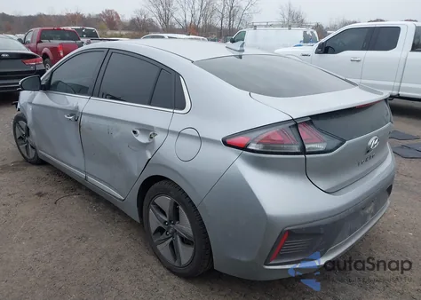 2020 Hyundai Ioniq Hybrid Sel z USA, uszkodzony, nr VIN KMHC85LC0LU209451